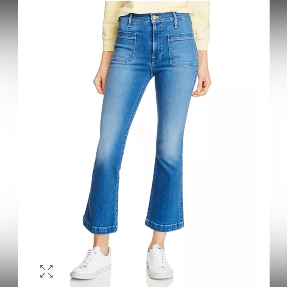 Frame Le Bardot Crop Flare Denim 27